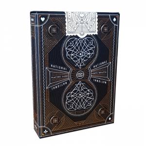 Theory11 "NATIONAL" – jeu de 55 cartes toilées plastifiées – format poker – 2 index standards