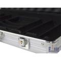 Mallette de rangement ALU 300 pour 300 jetons de poker – imitation aluminium - Fond Plastique