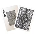 Bullets "PLATINIUM" - Jeu de 54 cartes 100% plastique - 2 index jumbo - format poker