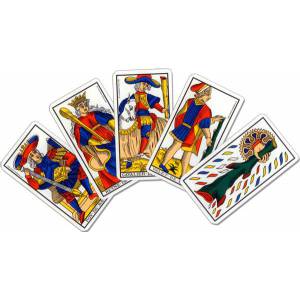 "MINI GAMLA MARSEILLE TAROT"