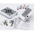 Bullets "PLATINIUM" - Jeu de 54 cartes 100% plastique - 2 index jumbo - format poker