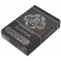 Bullets "PLATINIUM" - Jeu de 54 cartes 100% plastique - 2 index jumbo - format poker