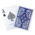 Bullets "BLUE" - Jeu de 54 cartes 100% plastique - 2 index jumbo - format poker
