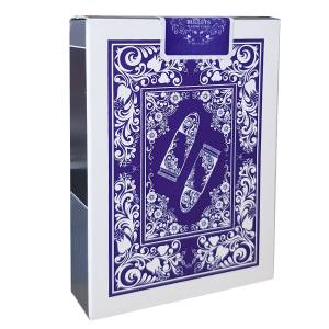 Bullets "BLUE" - Jeu de 54 cartes 100% plastique - 2 index jumbo - format poker