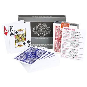 Bullets "DUO PACK" - 2 Jeux de 54 cartes 100% plastique - format poker