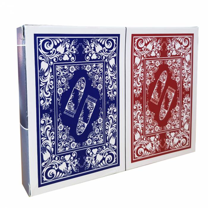 Bullets "DUO PACK" - 2 Jeux de 54 cartes 100% plastique - format poker