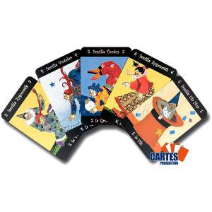 7 Families Game: Let's Go to the Circus - 42 laminated cardboard cards - 7 families of 6 cards.