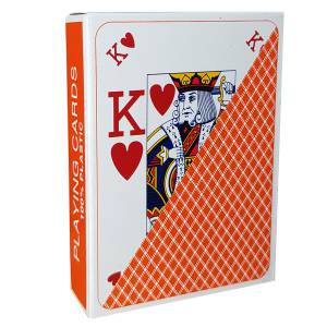 Modiano "POKER INDEX CASINO" - Jeu de 55 cartes 100% plastique – format poker – 4 index standards – 2 index jumbo