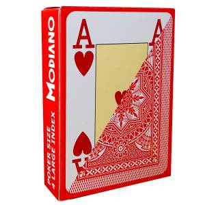 Förpackning Modiano CRISTALLO - 9 spel + 1 spel GRATIS
