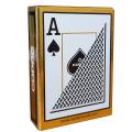 Copag "TEXAS HOLD'EM GOLD NOIR" - Gioco di carte da 55 pezzi in plastica al 100% - formato poker - 2 indici jumbo