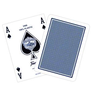 Duo Pack Fournier "TITANIUM SERIES" Standard - 2 set av 55 kort 100% plast - pokerstorlek - 4 standardindex.