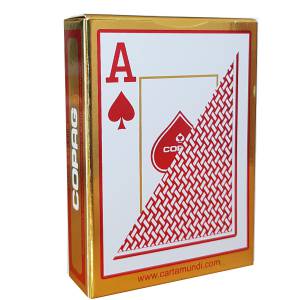 12-game pack of Copag "TEXAS HOLD'EM GOLD" - 11 + 1 FREE game