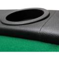 Table de poker "ÉCO" - pieds pliants – 10 joueurs – tapis en tissu microfibre et bords mousse