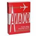 Duo Pack AVIATOR "POKER 914" - 2 sets of 55 plastic-coated cards - poker size - 2 standard indices - USPC.