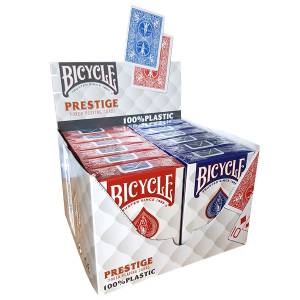 Set van 12 Bicycle "PRESTIGE" speelkaarten