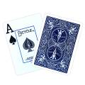 Bicycle "PRESTIGE" azul - baralho de 55 cartas 100% plásticas - formato poker - 2 índices jumbo