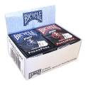 Cartucho de cartas de bicicleta "PRO POKER PEEK" - 6 juegos de 56 cartas plastificadas con tela - formato de póker - 4 índices e