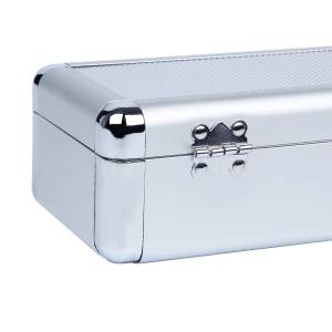 Maleta de almacenamiento "ALU" para 60 fichas de póker estándar - de aluminio - con asa.