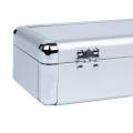 Maleta de almacenamiento "ALU" para 60 fichas de póker estándar - de aluminio - con asa.