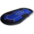 Dessus de table de poker "NO LIMIT RED" - 200 cm x 100 cm - pliable - pour 10 joueurs