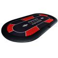 Dessus de table de poker "NO LIMIT" - pliable - pour 10 joueurs