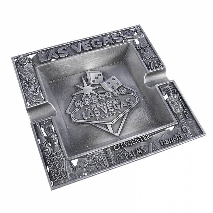 Posacenere metallico "LAS VEGAS"