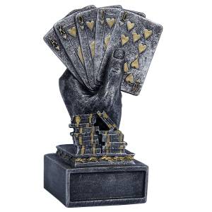 Poker-Trophäe "ROYAL FLUSH"...