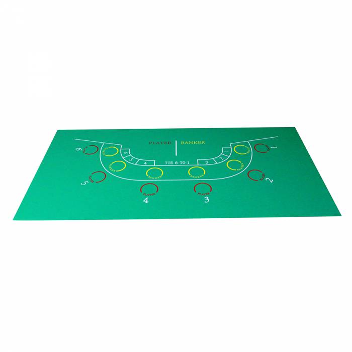 Baccara Mat - 6 players - 180 x 90 - felt