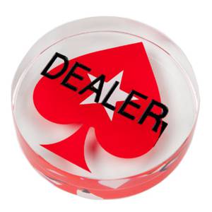 Dealer Button "STAR" - aus...
