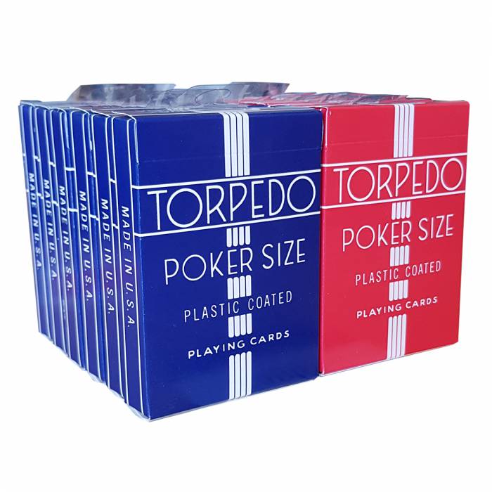 copy of Torpedo - Jeu de 54 cartes cartonnées plastifiées – format poker – 2 index standards