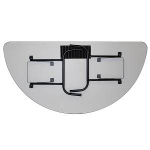 StÃ³Å‚ do Black Jacka "JARQUE" - pÃ³Å‚kolisty - z nogami skÅ‚adanymi