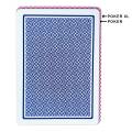 Cartuccia Masenghini "CAVALLINO" Blu - 5 mazzi di 55 carte in plastica 100% - Formato Poker XL - 4 indici standard.