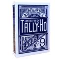 TALLY HO "N°9" - Gioco di carte con 56 carte plastificate in tela - formato poker - 2 indici standard.