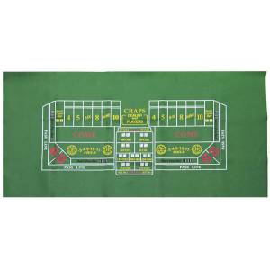 Tapis de Craps en feutrine - 174x84 cm