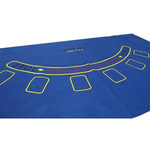Black Jack Filz-Blackjack-Tischdecke - 180 x 90 cm