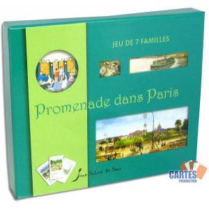 Jeu des 7 familles Promenade dans Paris - Jeu de 44 cartes