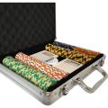 200-Piece "CROWN" Poker Tournament Edition Poker Set - made of 14g clay composite chips - includes accessories.