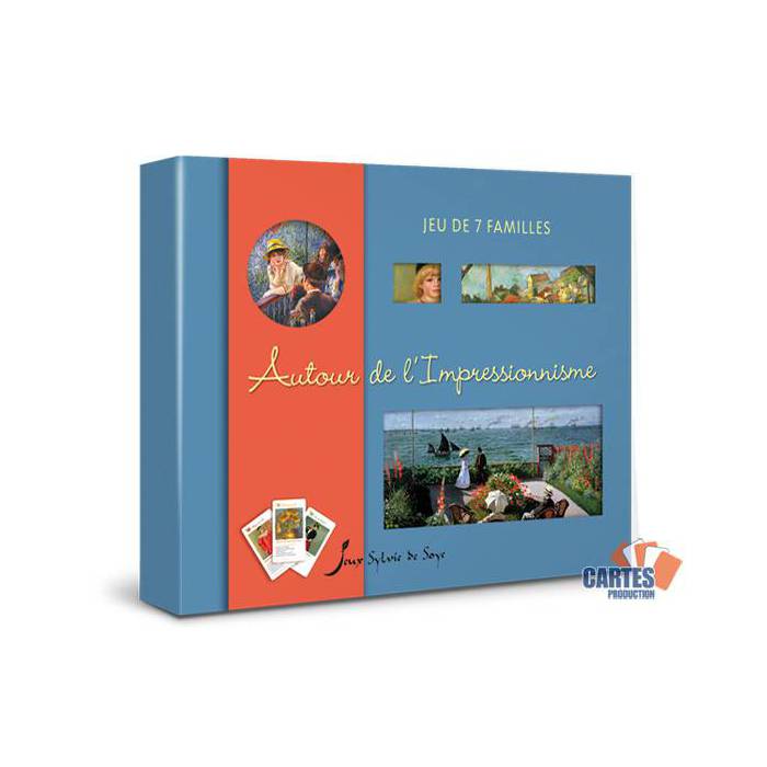 Jeu des 7 familles Autour de l'impressionnisme - Jeu de 44 cartes