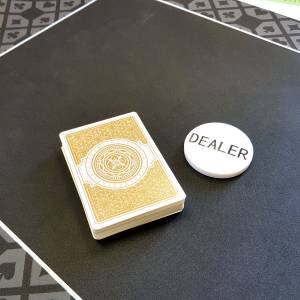 Button Dealer "CLASSIC" - aus PVC - 43 mm
