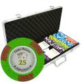 Mallette de 400 jetons de poker "LAS VEGAS" - version TOURNOI - en clay composite 14 g - avec accessoires