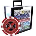 1000 "ULTIMATE POKER CHIPS" Bird Cage - CASH GAME version - ABS 12g metallic insert.