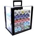 1000 "ULTIMATE POKER CHIPS" Bird Cage - CASH GAME version - ABS 12g metallic insert.