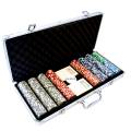 Mallette de 400 jetons de poker "YING YANG" - version CASH GAME - en ABS insert métallique 12 g - avec accessoires