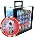 "YING YANG" 1000 poker chip Bird Cage - CASH GAME version - ABS with 12g metal insert.