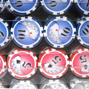 "YING YANG" 1000 poker chip Bird Cage - CASH GAME version - ABS with 12g metal insert.