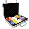 200 "DICE" poker chip set - made of ABS with a 12g metal insert - comes with accessories.