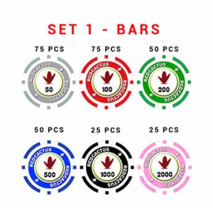 SET 2 RED CACTUS -...