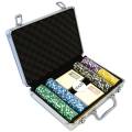 Mallette de 200 jetons de poker "WELCOME LAS VEGAS" -version TOURNOI- en ABS insert métallique 12 g - avec accessoires