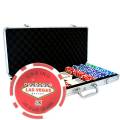 Mallette de 400 jetons de poker "WELCOME LAS VEGAS " - version CASH GAME - en ABS insert métallique 12 g - avec accessoires