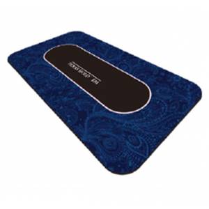 Tapis de poker "FLORÉAL" - rectangulaire - 180 x 90 cm - 10 places - jersey néoprène
